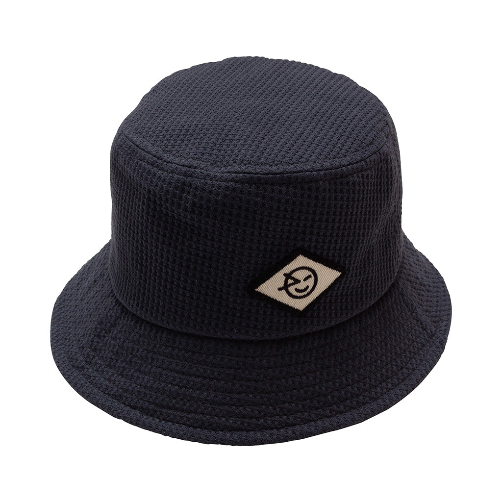 Hat Bucket Disco Charcoal Waffle