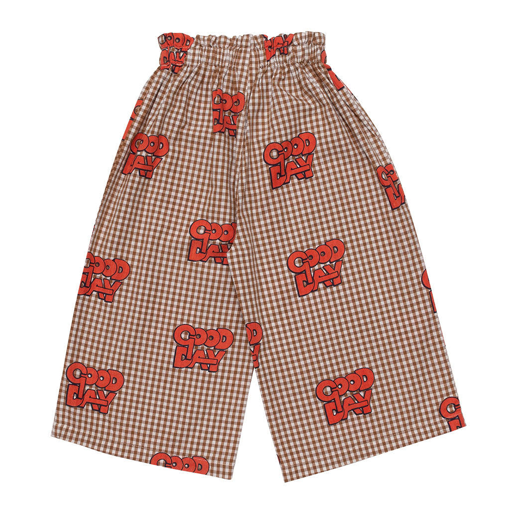 Culotte Caramel Gingham Red