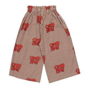 Culotte Caramel Gingham Red