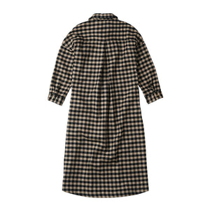 Shirt Dress Oversized Check