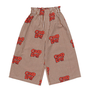 Culotte Caramel Gingham Red