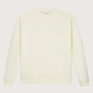 Sweater Dropped Shoulder Cream Adult