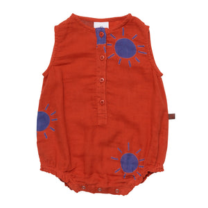 Romper Woven Deep Sun
