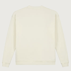Sweater Dropped Shoulder Cream Adult
