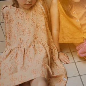 Dress Knot Loop Print
