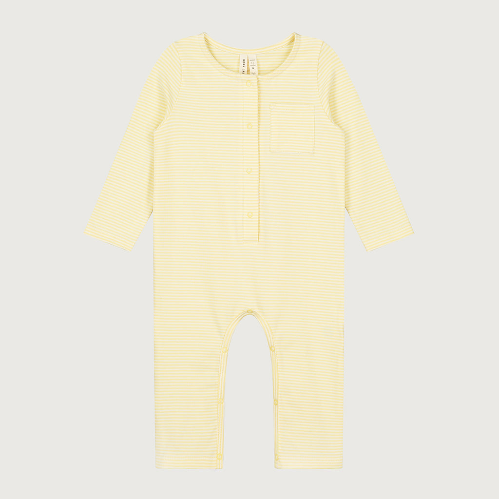 Playsuit Baby Mellow Yellow Cream