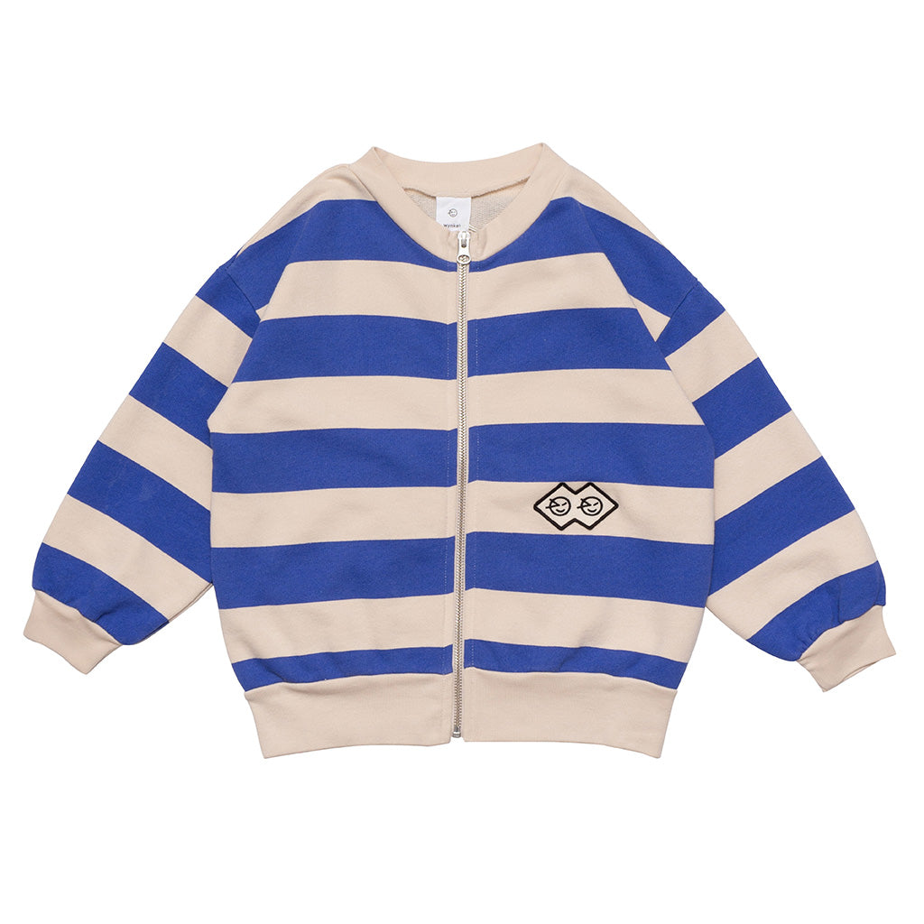 Jacket Zip Blue Stripe