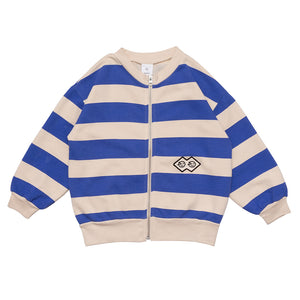 Jacket Zip Blue Stripe
