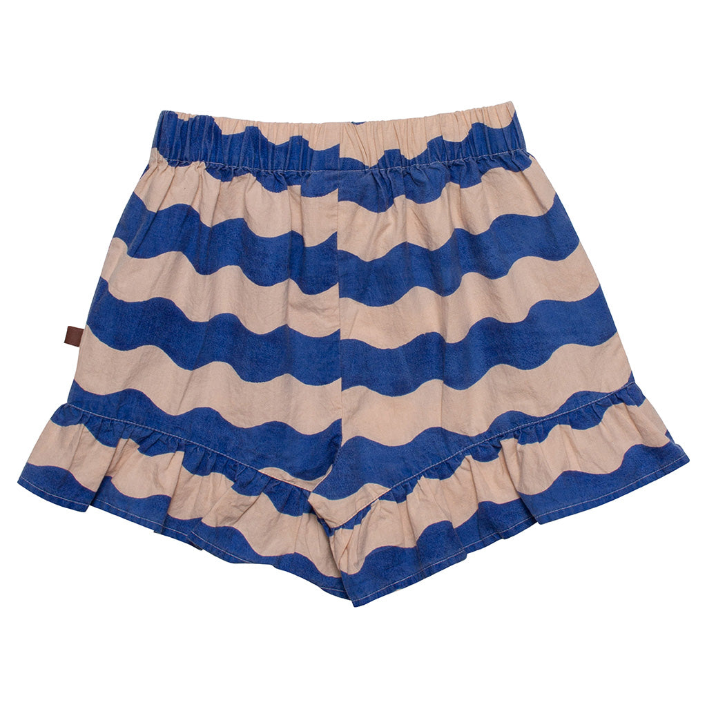 Short Frill Wave Pink Blue