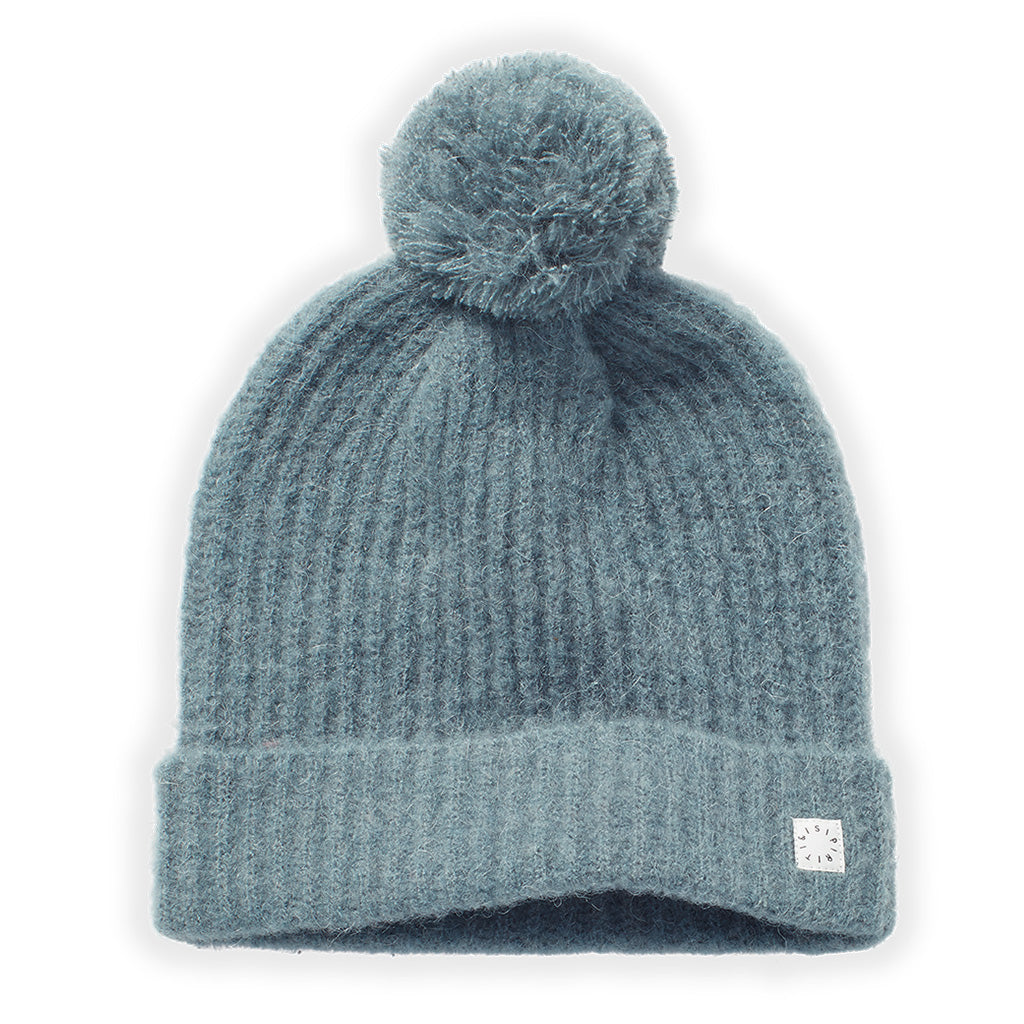Beanie Pompom Lake Blue