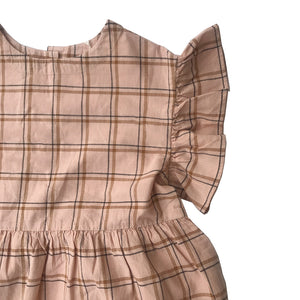 Dress Gather Dust Pink Check
