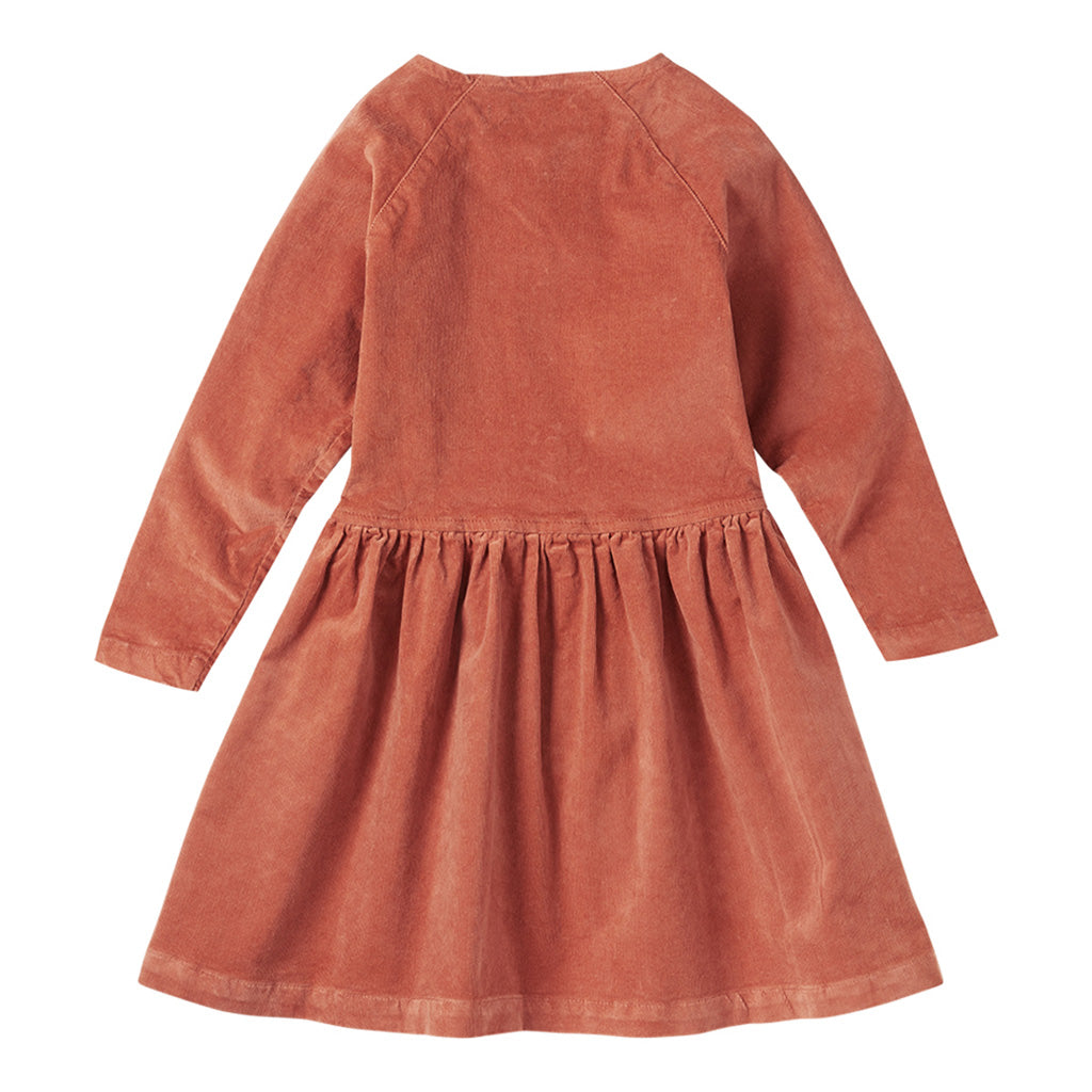 Button Dress Light Terracotta