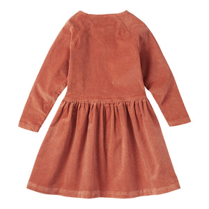 Button Dress Light Terracotta