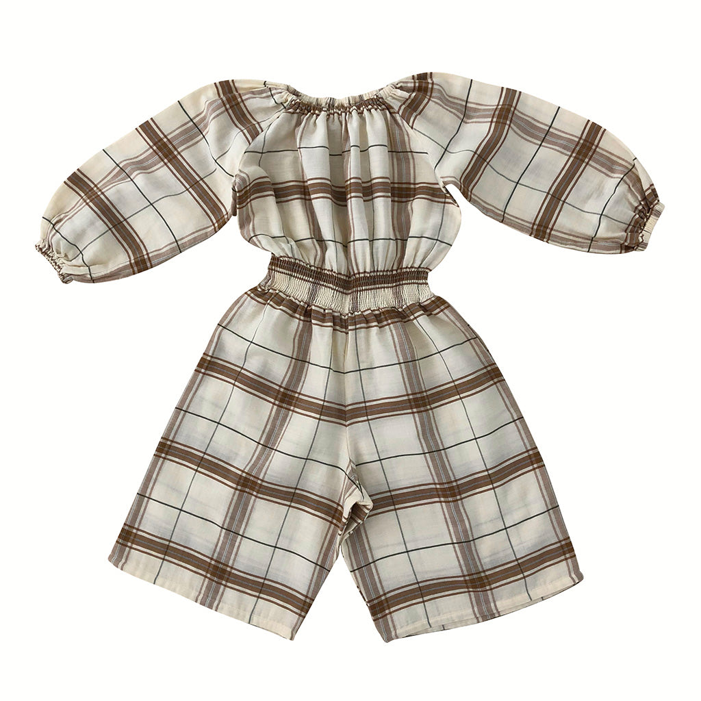Overall Smocked Chenille Check