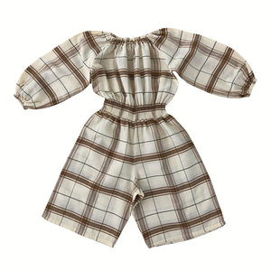 Overall Smocked Chenille Check