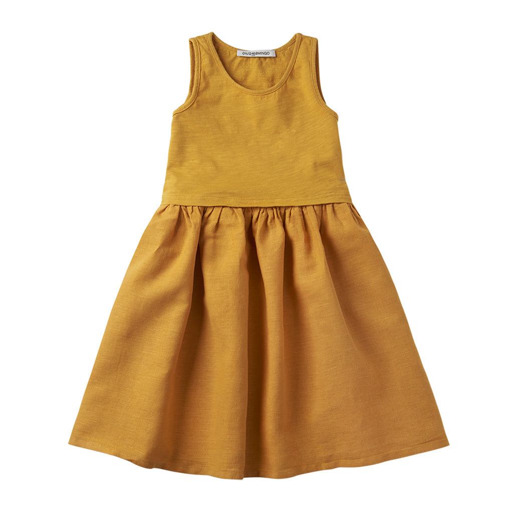 Dress Sleeveless Spruce Yellow