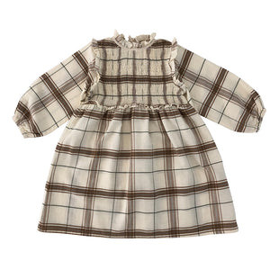 Dress Smocked Ada Chenille Check