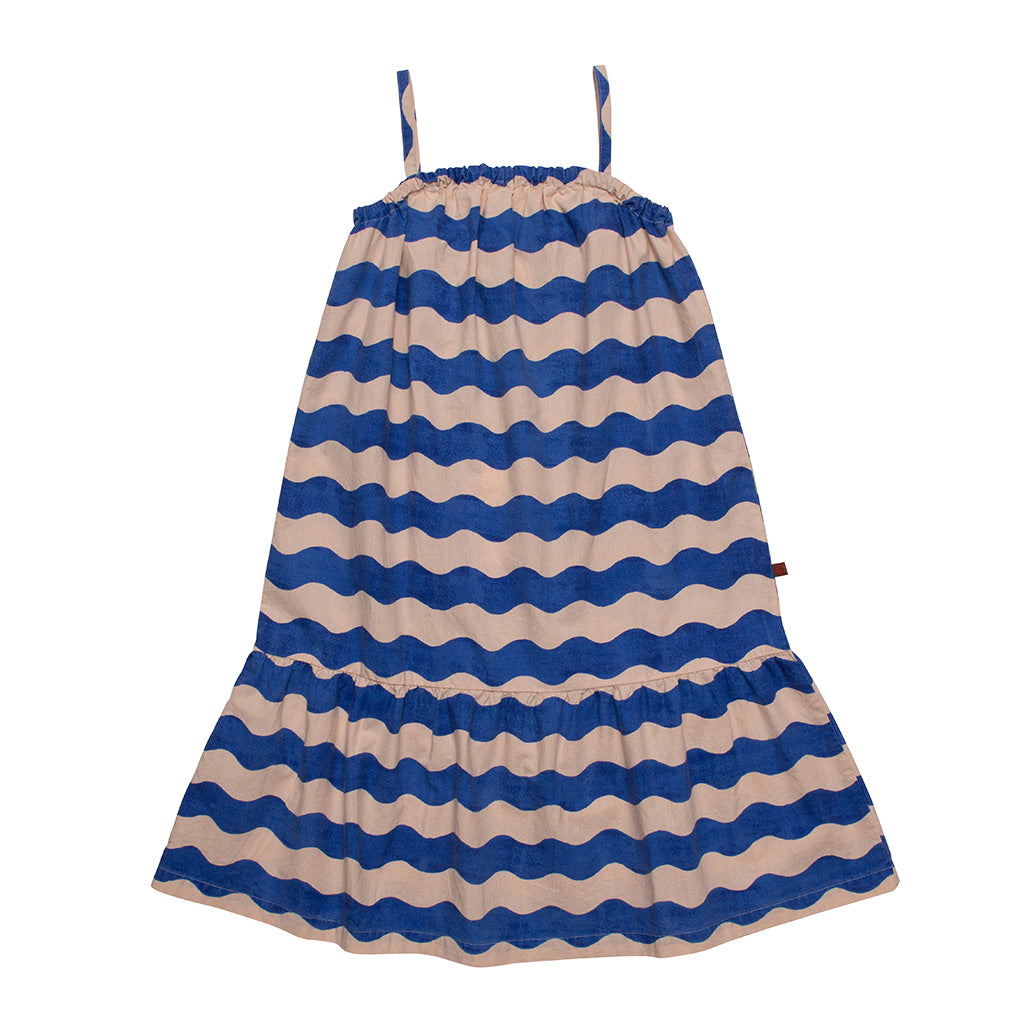Dress Sun Longline Wave Pink Blue