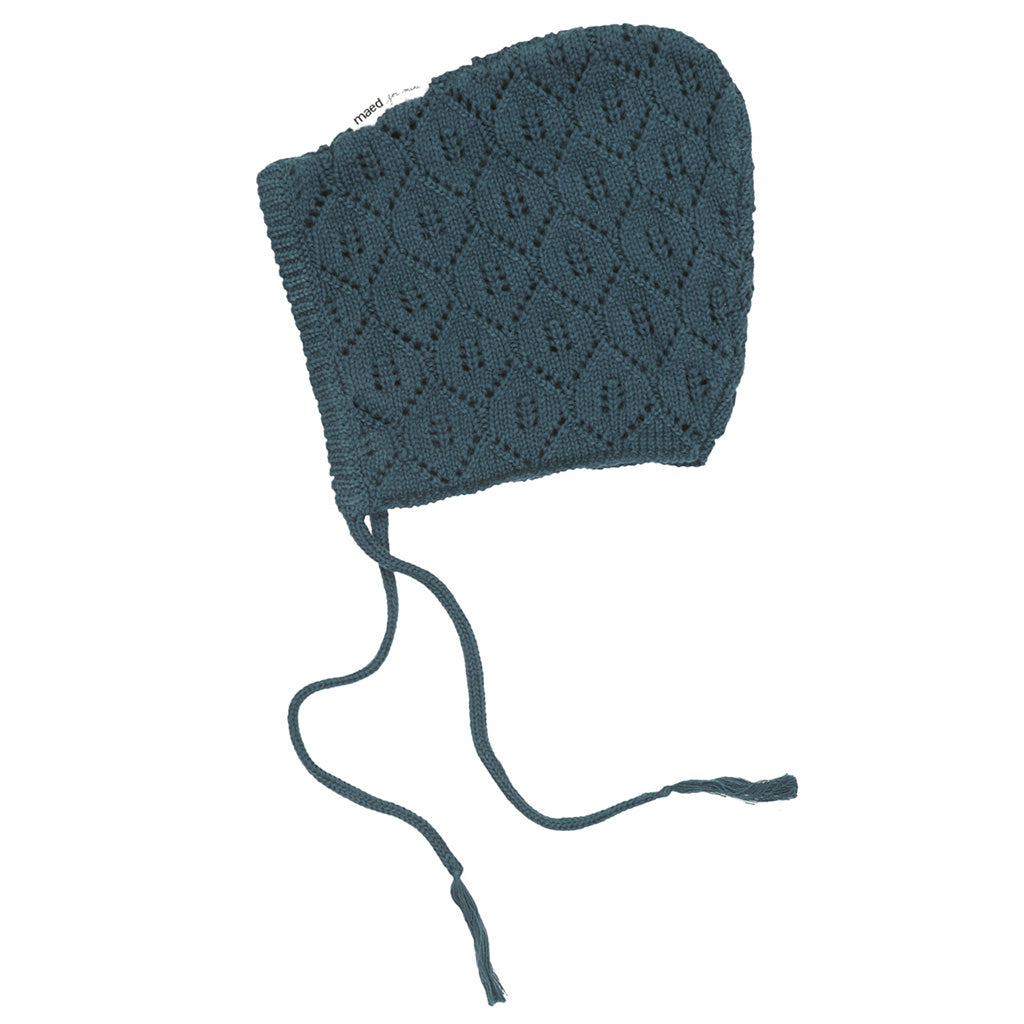 Hat Knit Petrol Parrot