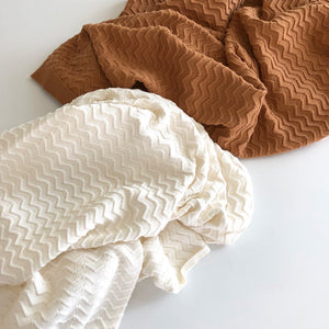 Baby Blanket Knit Terracotta
