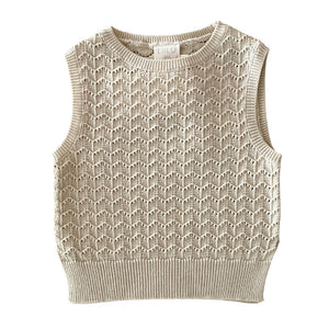 Vest Knit Jona Milk