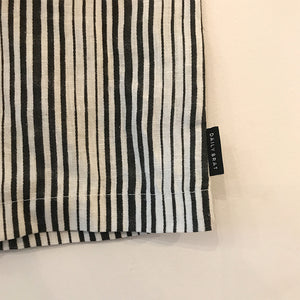 Pants Ava Linen White Black - Sample