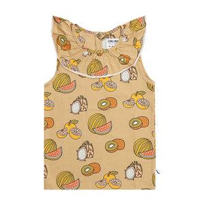Tanktop Collar Summer Fruit