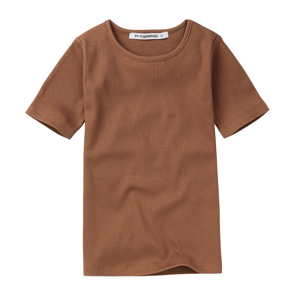 Rib Top Warm Earth