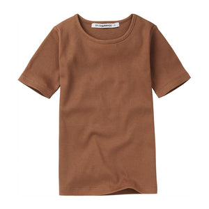 Rib Top Warm Earth