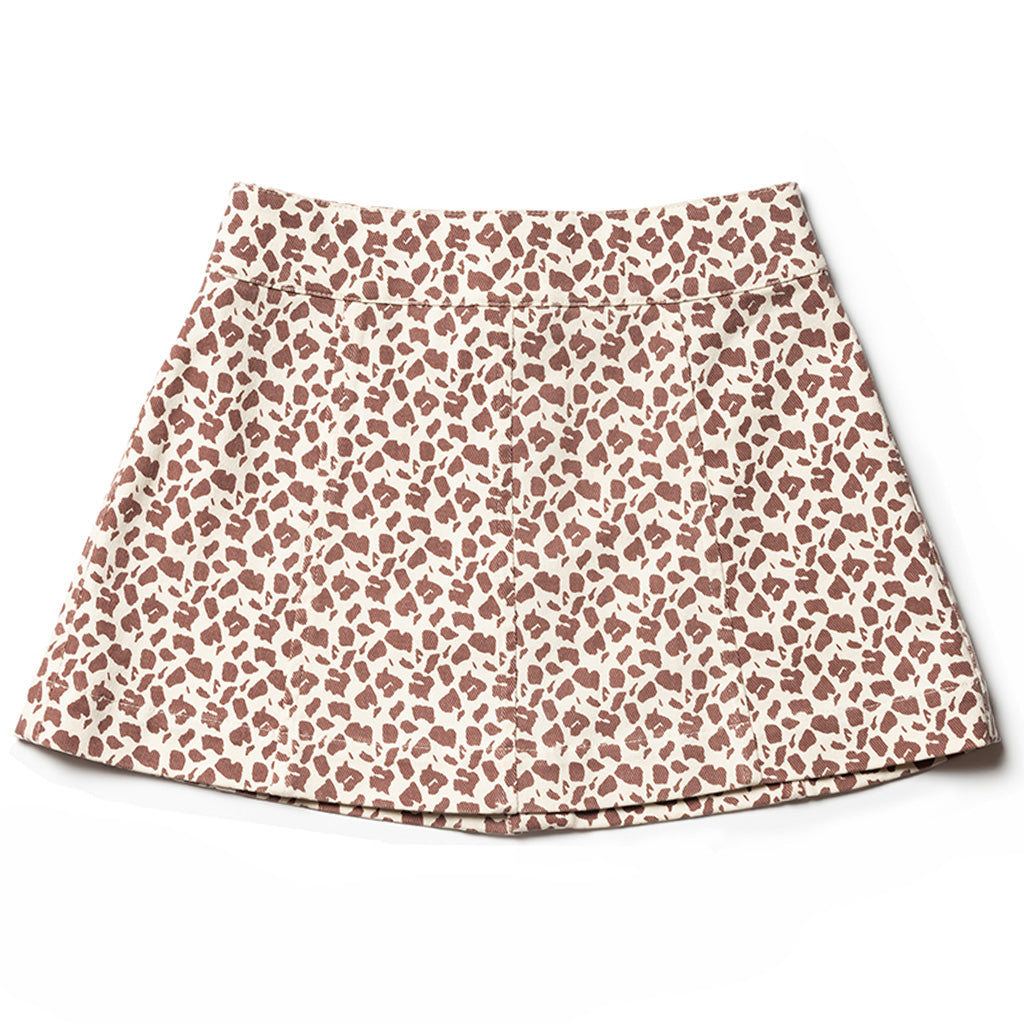 Skirt Aline Panel Ecru Acer