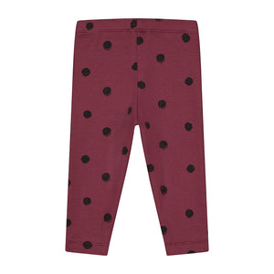Pants Mini Painted Polka Carben Red