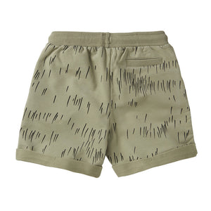Shorts Grass Print Oak