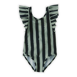 Swimsuit Painted Stripe Mint