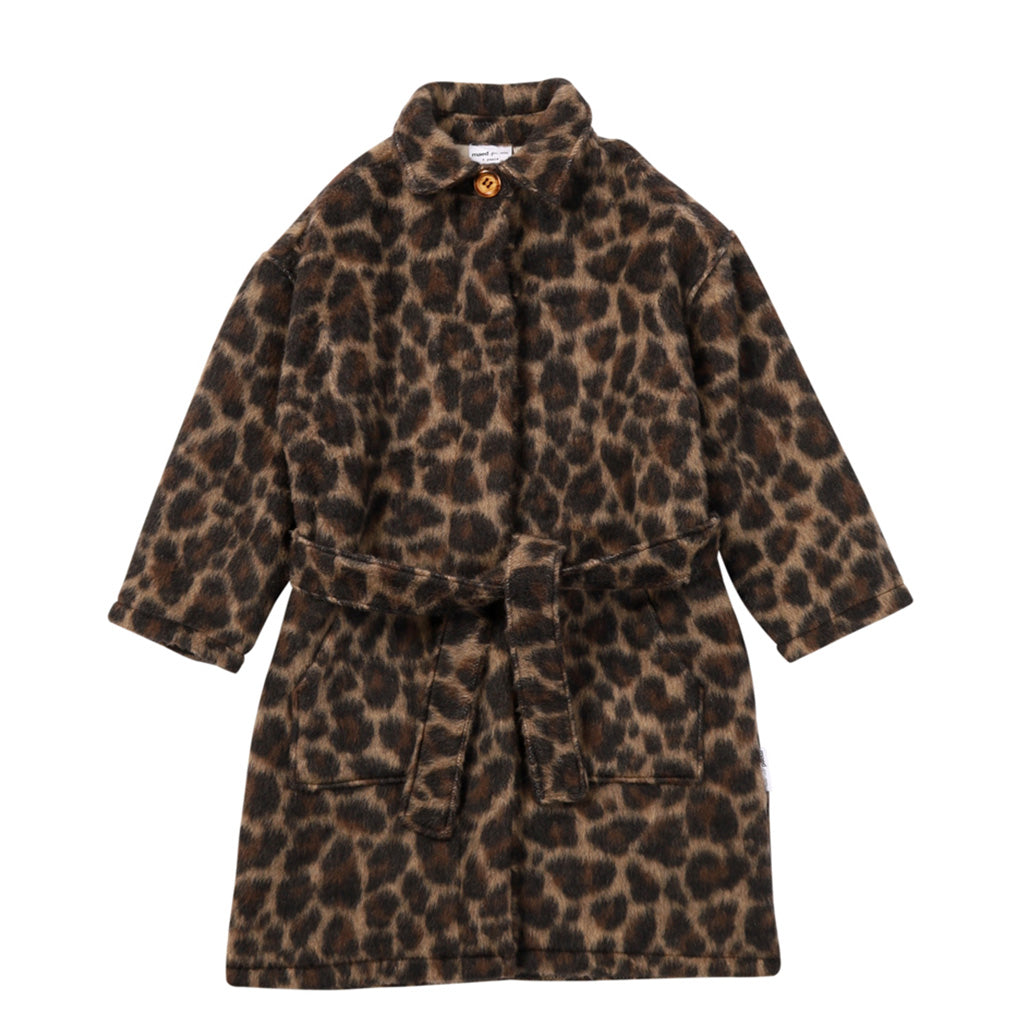 Coat Long AOP Leading Leopard