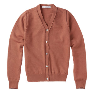 Cardigan Cashmere Mid Brown