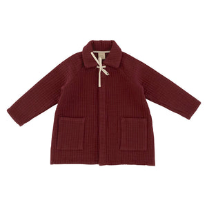 Coat Quilted Berry Red