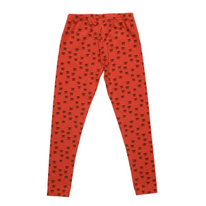 Legging Ruban Red Ditsy Ribbon Print