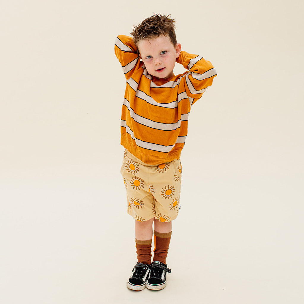 Sweater Orange Stripe