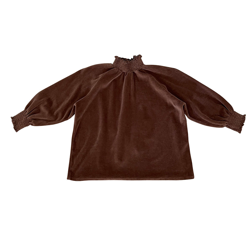 Blouse Smocked Brownie
