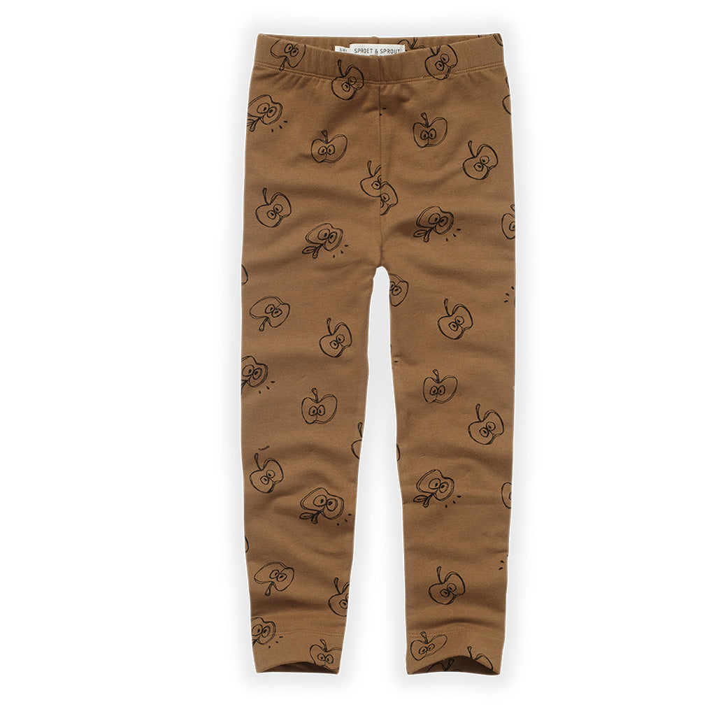 Legging Apple print