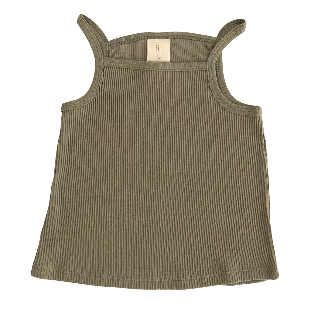 Underwear Set Rib Girls Dry Green