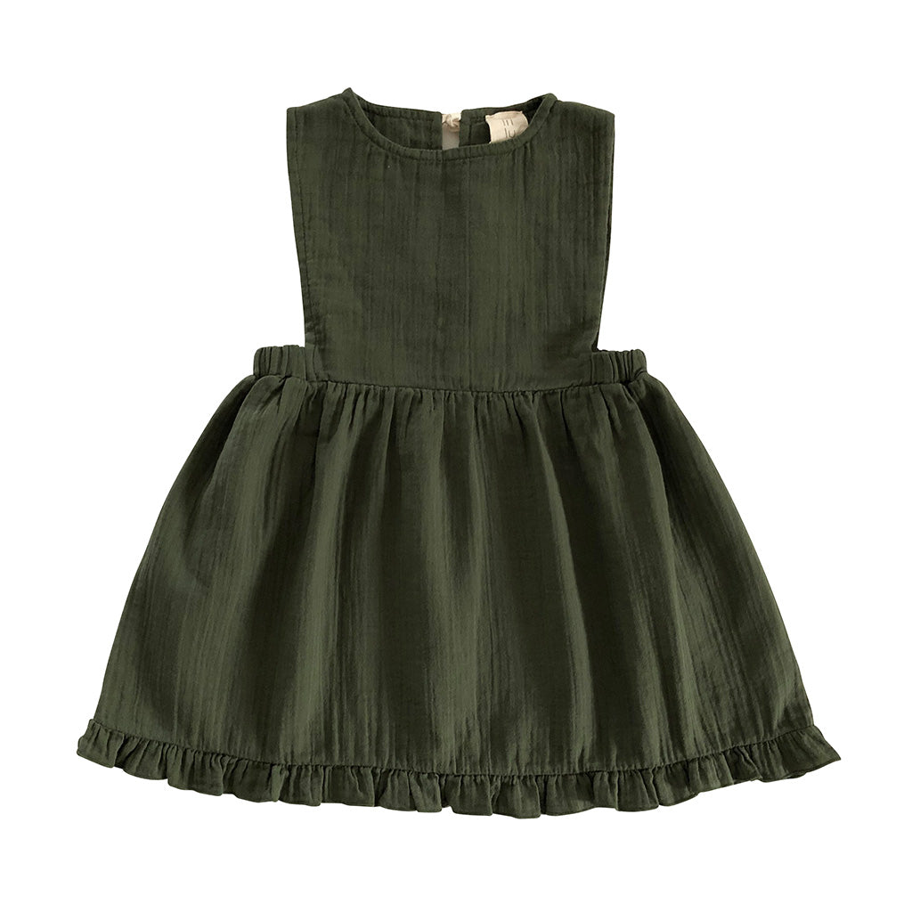 Apron Pipa Pine Green