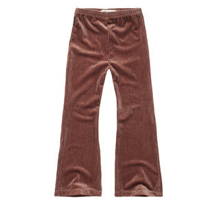 Legging Flared Velvet Fig