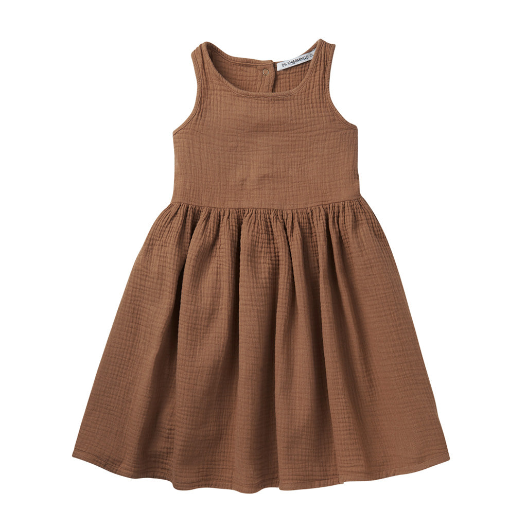 Dress Muslin Warm Earth