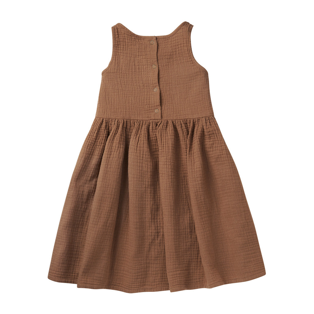 Dress Muslin Warm Earth