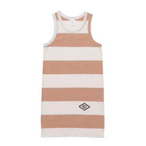 Dress Vest Cloud Pink Earth Stripe
