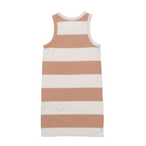 Dress Vest Cloud Pink Earth Stripe
