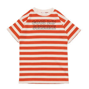 Dress Box Tee Waffle Setting Sun Stripe