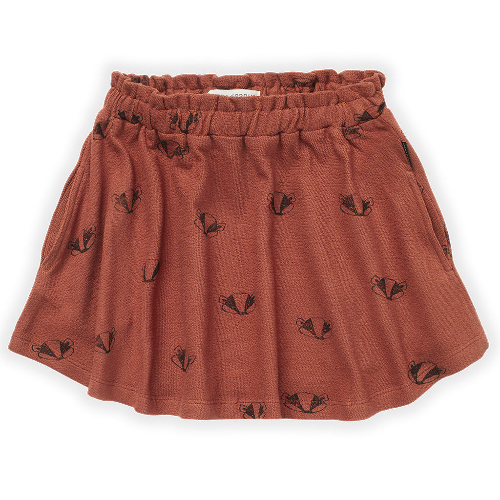 Skirt Badger print