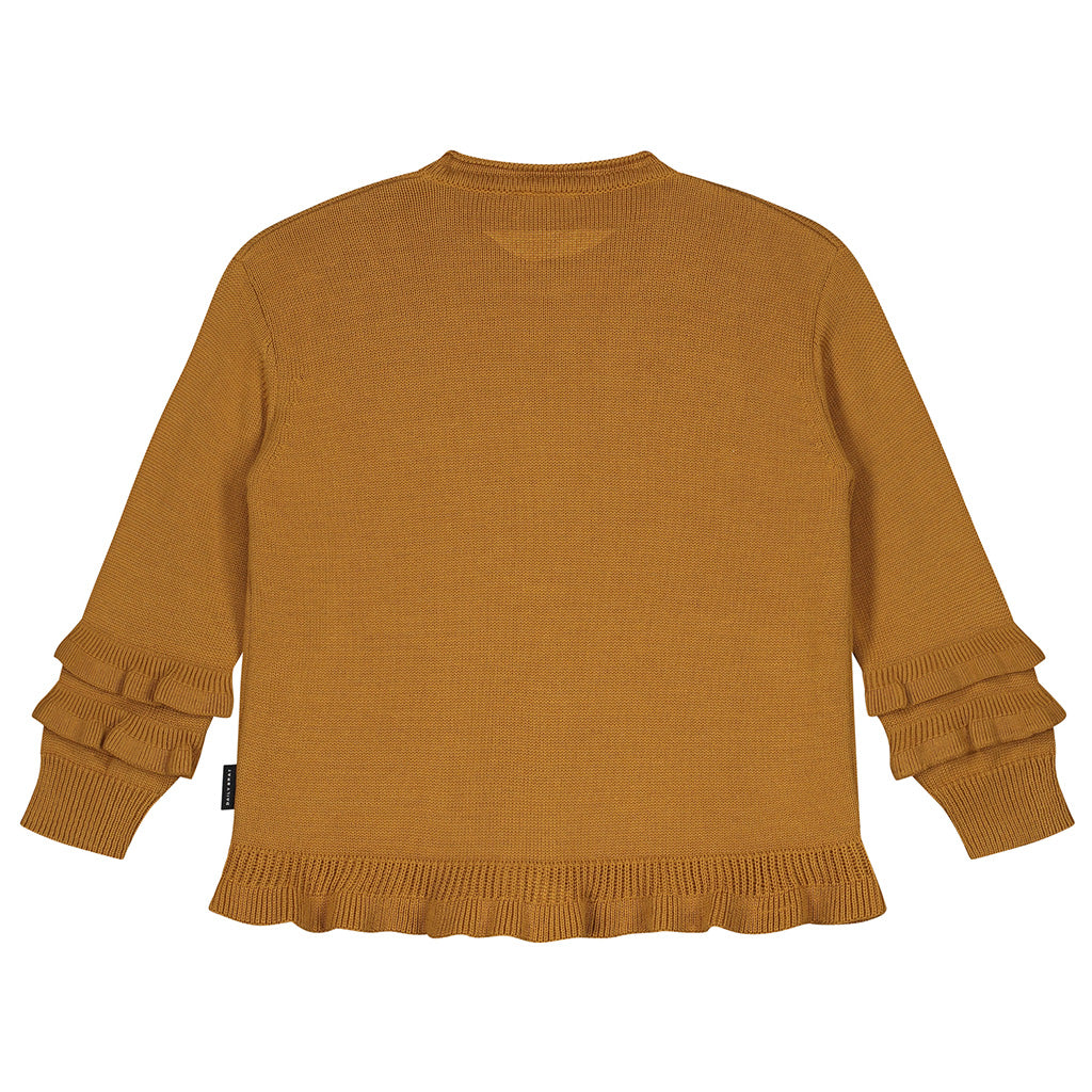 Vest Polly Ruffle Sandstone